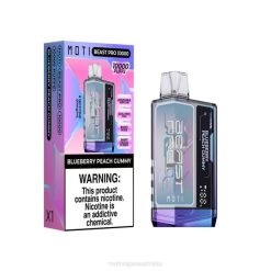 MOTI vape amazon - MOTI Beast Pro Disposable Vape (5%, 10000 Puffs) Blueberry Peach Gummy 6422T39