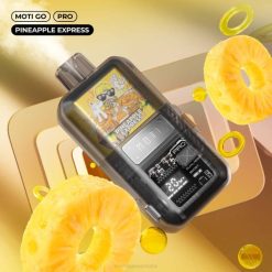 MOTI vape Australia - MOTI Go Pro Disposable Vape (5%, 12000 Puffs) Pineapple Express 6422T17