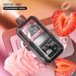 MOTI vape for sale - MOTI Go Pro Disposable Vape (5%, 12000 Puffs) Strawberry Diesel 6422T21