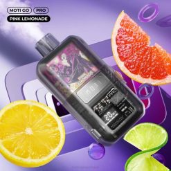 MOTI vape near me - MOTI Go Pro Disposable Vape (5%, 12000 Puffs) Pink Lemonade 6422T18