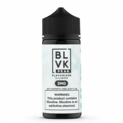 BLVK Peak Flavorless Freebase Vape Juice 100mL