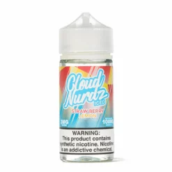 Cloud Nurdz Iced Strawberry Lemon Menthol Vape Juice 100mL