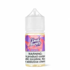 Cloud Nurdz Strawberry Grape Salt Nic 30mL Pre-Steeped