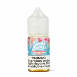 Cloud Nurdz Salt Nic: Iced Strawberry Peach Menthol 30mL