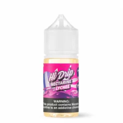 Hi-Drip Salts Nectarine Lychee 30mL (Salt Nic, Pre-Steeped)