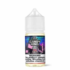 Candy King On Salt - Pink Squares Strawberry Taffy 30mL