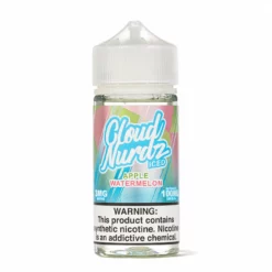 Cloud Nurdz Iced Apple Watermelon 100mL 70VG Menthol EJuice