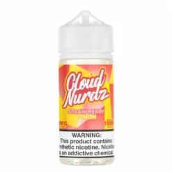 Cloud Nurdz Strawberry Lemon 100mL Pre-Steeped Vape Juice