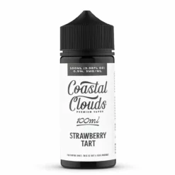 Coastal Clouds Strawberry Tart 100mL - Pre-Steeped Bakery Vape Juice