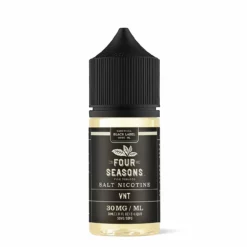 Four Seasons Black Label Salt - VNT 30mL - Smooth Tobacco