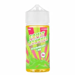 Fruit Monster Strawberry Lime Vape Juice 100mL 75% VG