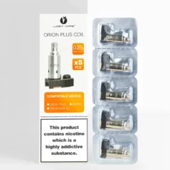 Lost Vape Orion Plus 0.25ohm Mesh Coils 5-Pack