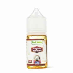 Pod Juice Virginia Tobacco Salt Nic - Velvety Finish 30mL