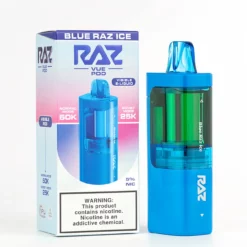 Raz Vue 50K Pod 5% Nicotine Dual Mesh Coil Transparent Tank