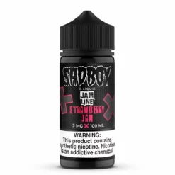 Sadboy Strawberry Jam Sugar Cookie Vape Juice 100mL