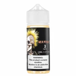 Time Bomb - Maniac 120mL 60VG Vanilla Cupcake Vape Juice
