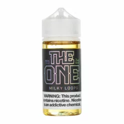 The One Milky Loops 100mL Pre-Steeped E-Juice