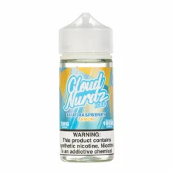 Cloud Nurdz Iced Blue Raspberry Lemon 70VG 100mL E-Juice