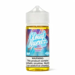 Cloud Nurdz Iced Cherry Berry 100mL Candy Menthol Vape