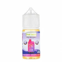 Pod Juice PJ5000 Sakura Grape Ice Salt Nicotine 30mL