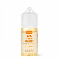 Four Seasons Salt Nic RY4 Tobacco - Smooth Pre-Steeped 30mL