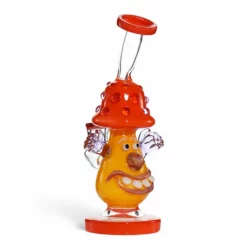 Lookah 11" Cute Clown Mushroom Dab Rig - Borosilicate Glass