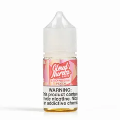 Cloud Nurdz Salts - Strawberry Peach 30mL Salt Nic 50/50