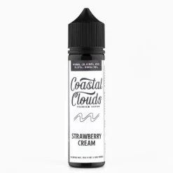 Coastal Clouds Strawberry Cream 60mL Vape Juice 70% VG