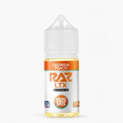 Raz LTX Salt - Georgia Peach Pre-steeped Nic Salt E-juice 30mL